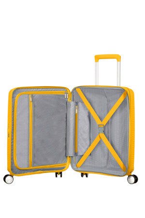 American Tourister Soundbox Spinner 55/20 TSA EXP (Golden Yellow)