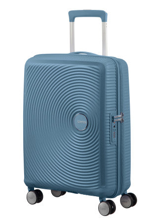 American Tourister Soundbox Spinner 55/20 TSA EXP (Stone Blue)