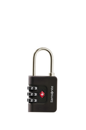 Samsonite TA Revolution TSA-kombinationslås med 3 siffror (Svart)