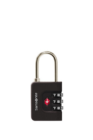 Samsonite TA Revolution TSA-kombinationslås med 3 siffror (Svart)