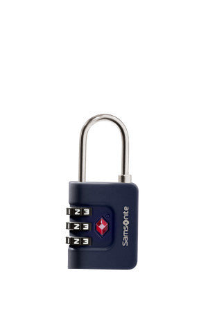 Samsonite TA Revolution TSA-kombinationslås med 3 siffror (Midnight Blue)