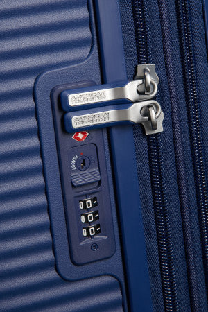 American Tourister Soundbox Spinner 77/28 TSA EXP (Midnight Navy)