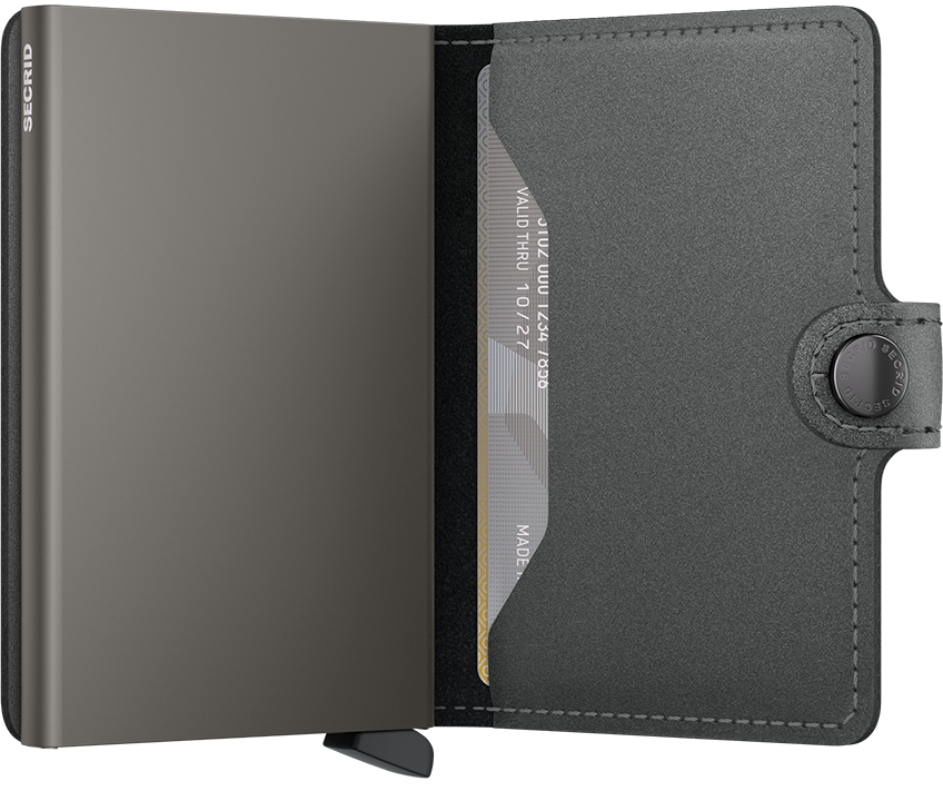 Secrid Miniwallet (Matte Satin Steel)