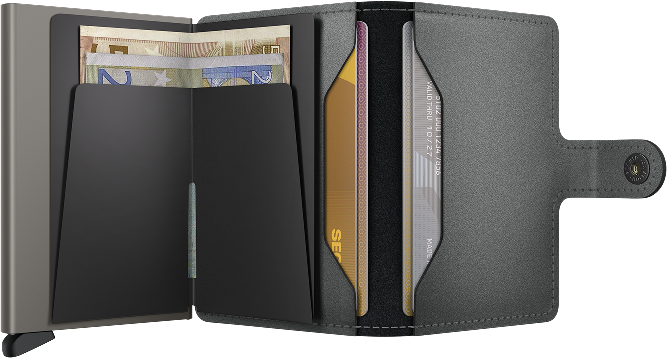 Secrid Miniwallet (Matte Satin Steel)